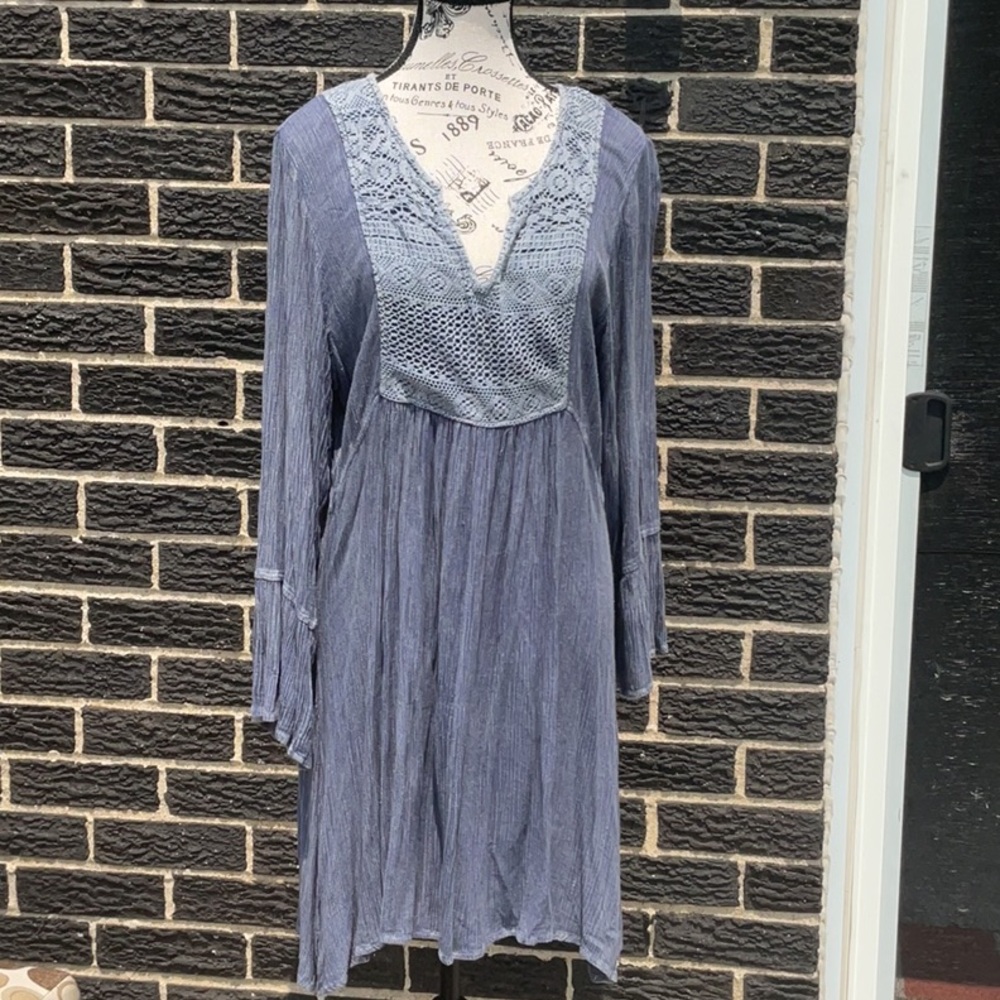Exist Blue Sundress/ Swimsuit Coverup, Size M